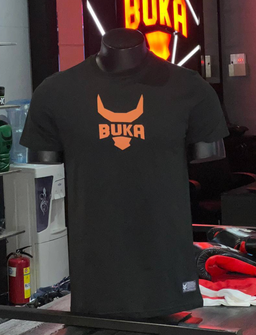 Buka black & orange Basic shirt