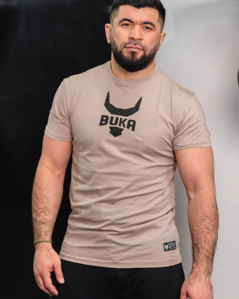 Buka Beige & Black Basic shirt