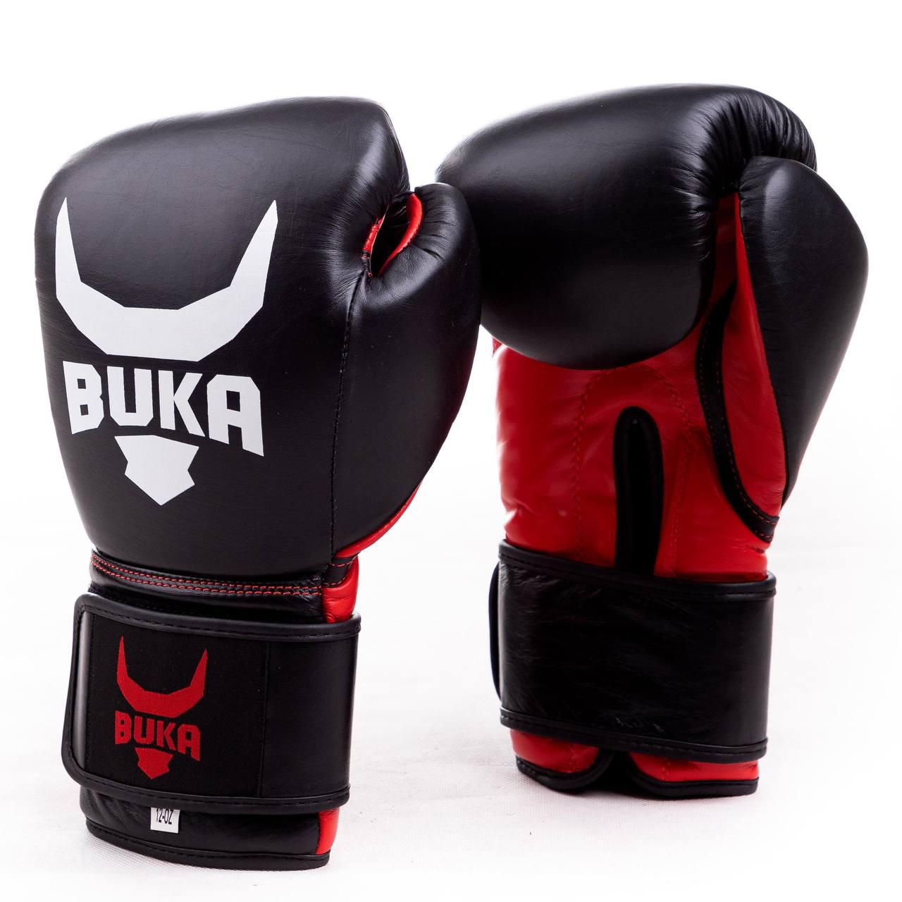 Buka Black & Red Gloves