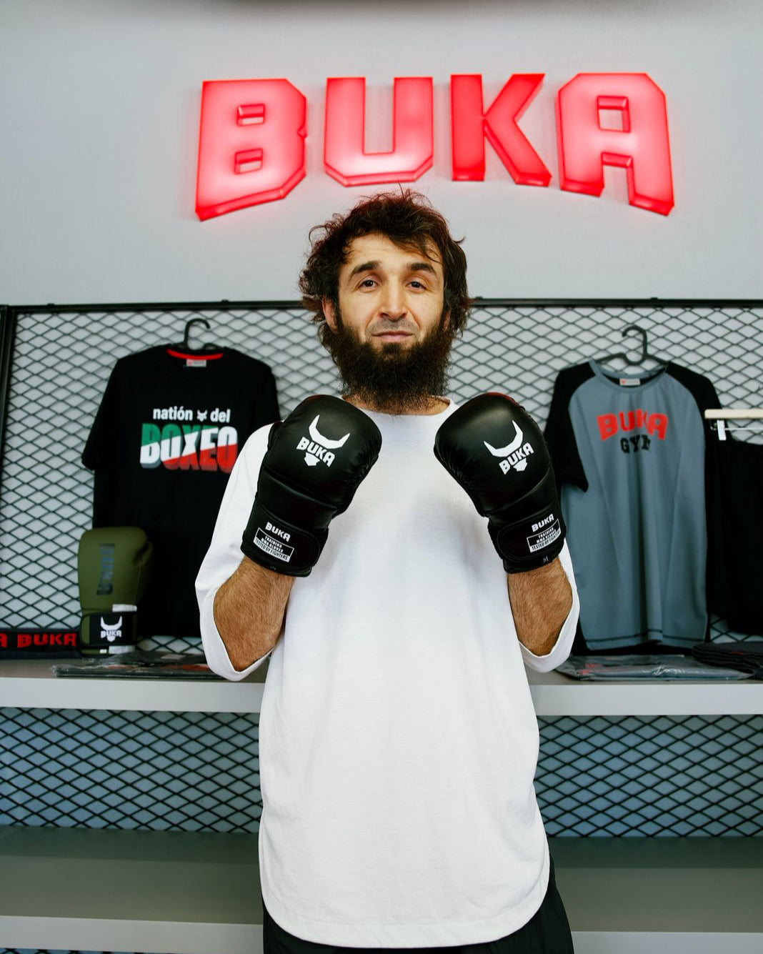 Buka Black MMA Training Gloves