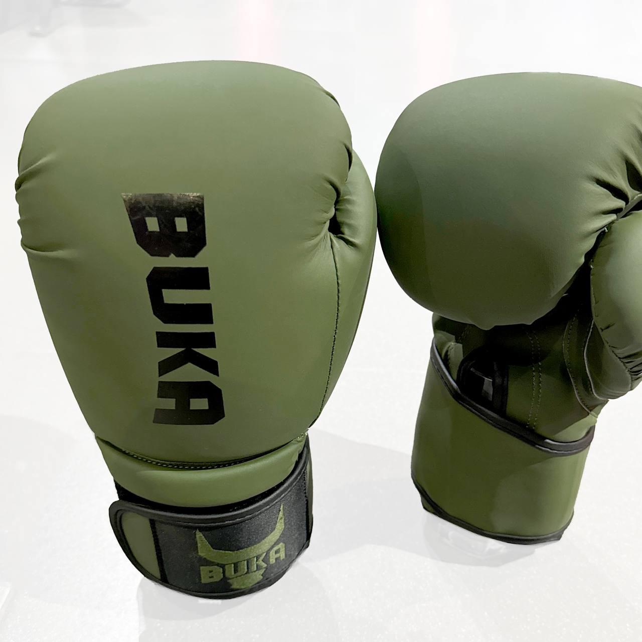 Buka Matte Green Gloves