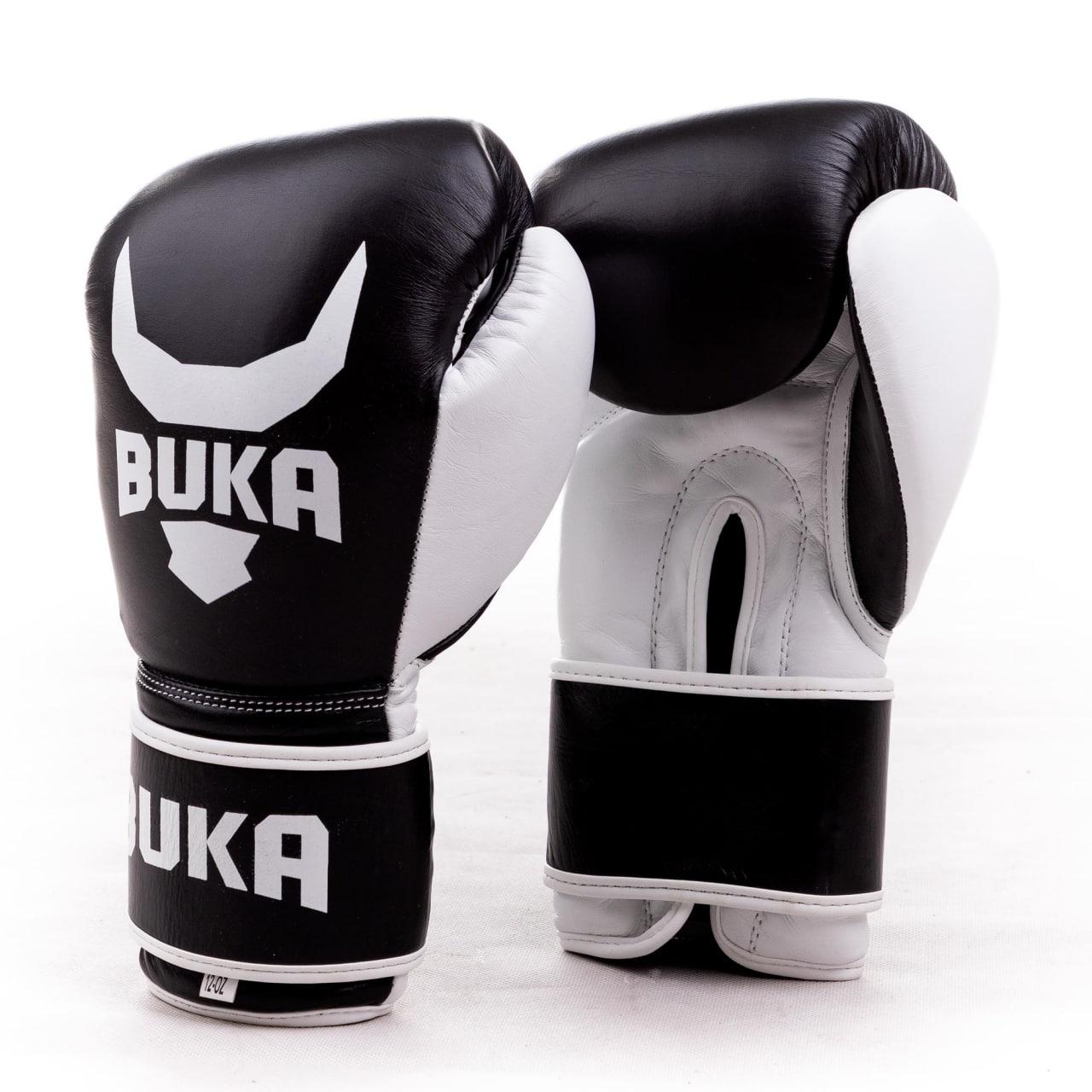Buka Black & white Gloves