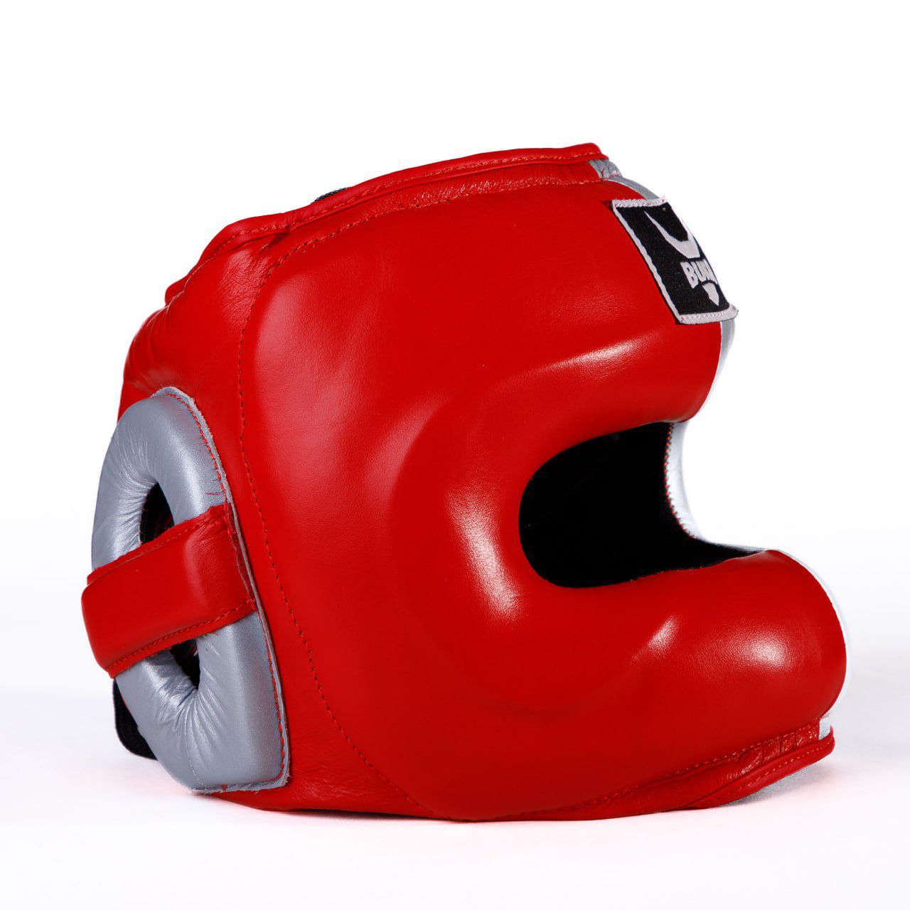 Buka Red & Silver Headgear