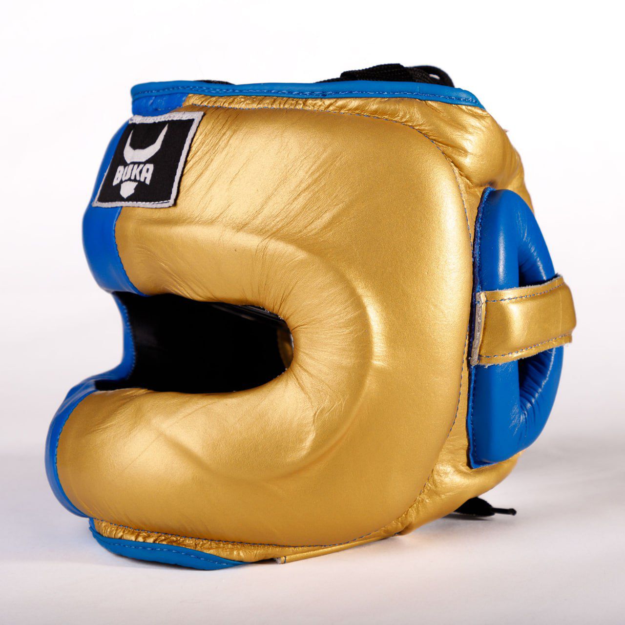 Buka Blue & Gold Headgear