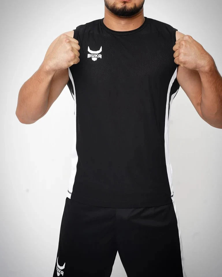 Buka Black Amateur Boxing uniform