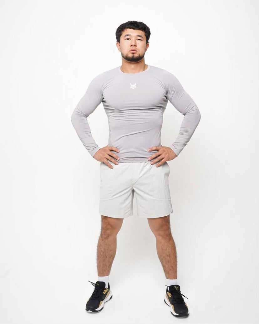 Grey compression shirt