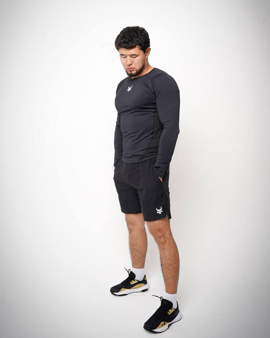 Black compression shirt