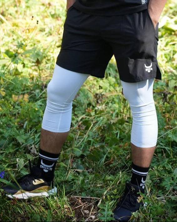 Buka Long Black Socks